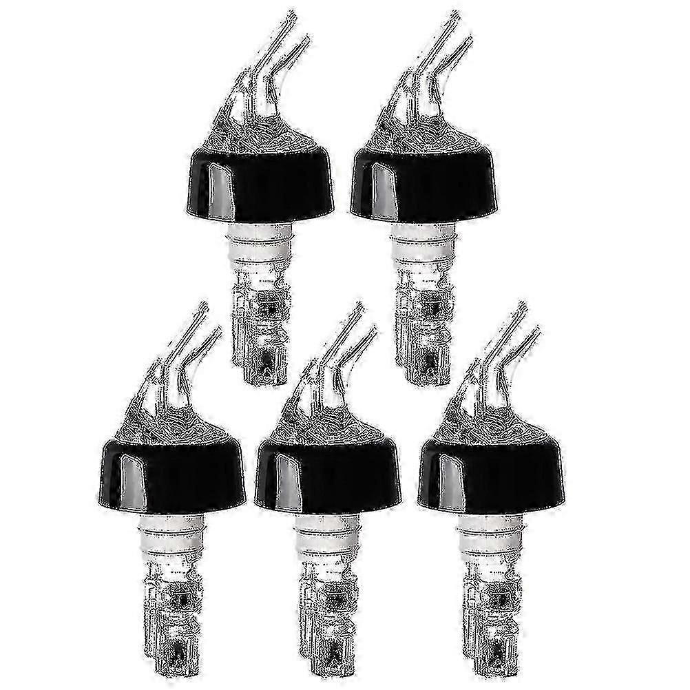 5pcs 30ml Automatic Liquor Bottle Pourer with Measured Flow
