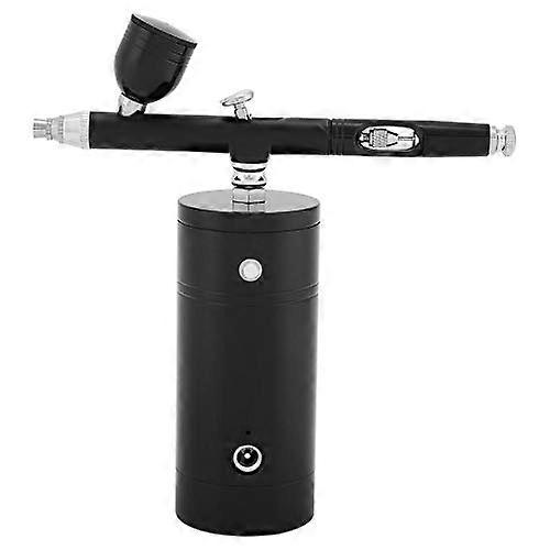 Mini Airbrush Air Compressor Kit, Air Brush Paint Spray Gun Set, Dual Action 0.3mm Nozzle Capacity