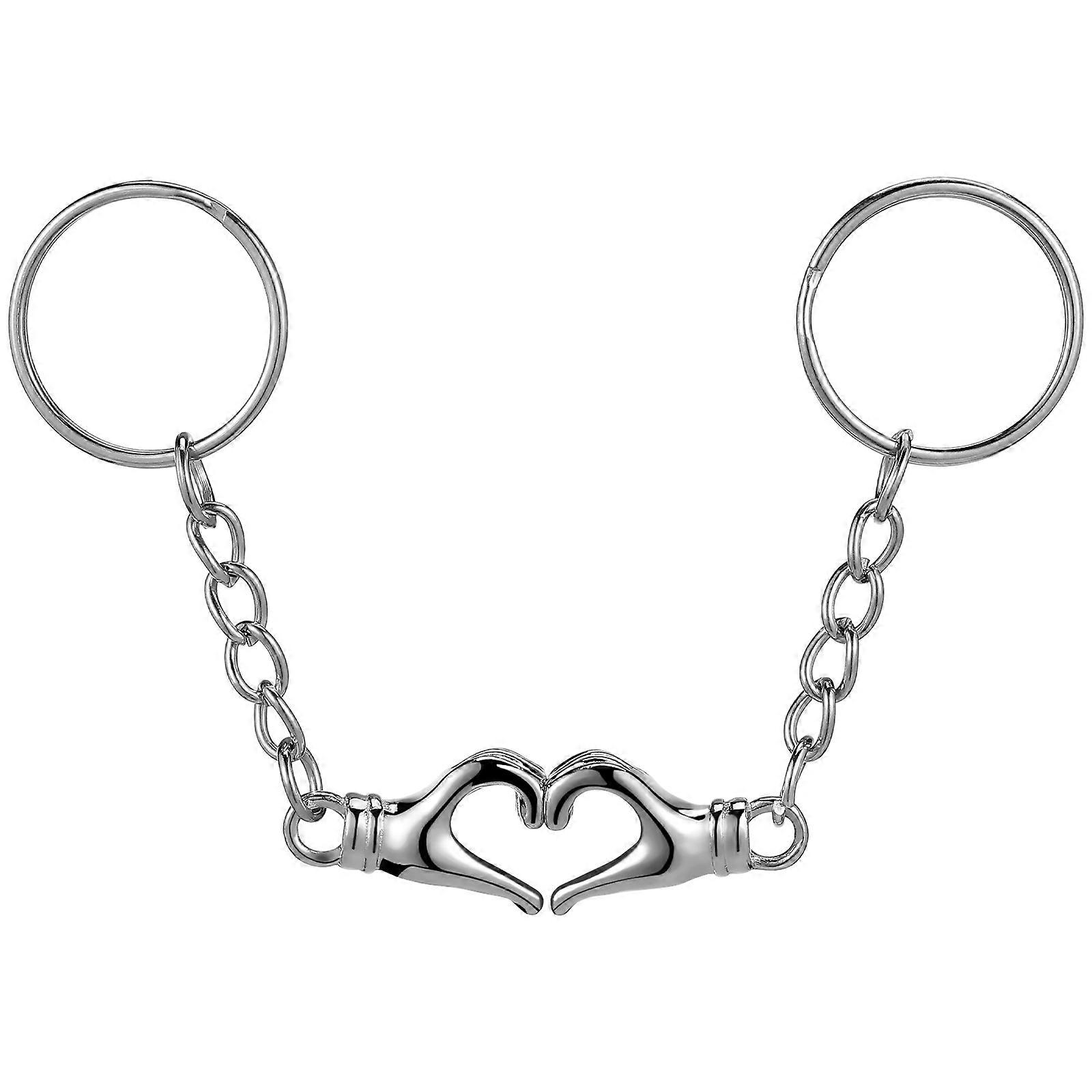 Functional Couples Keyrings with Heart Motif, Enhancing Style and Organization