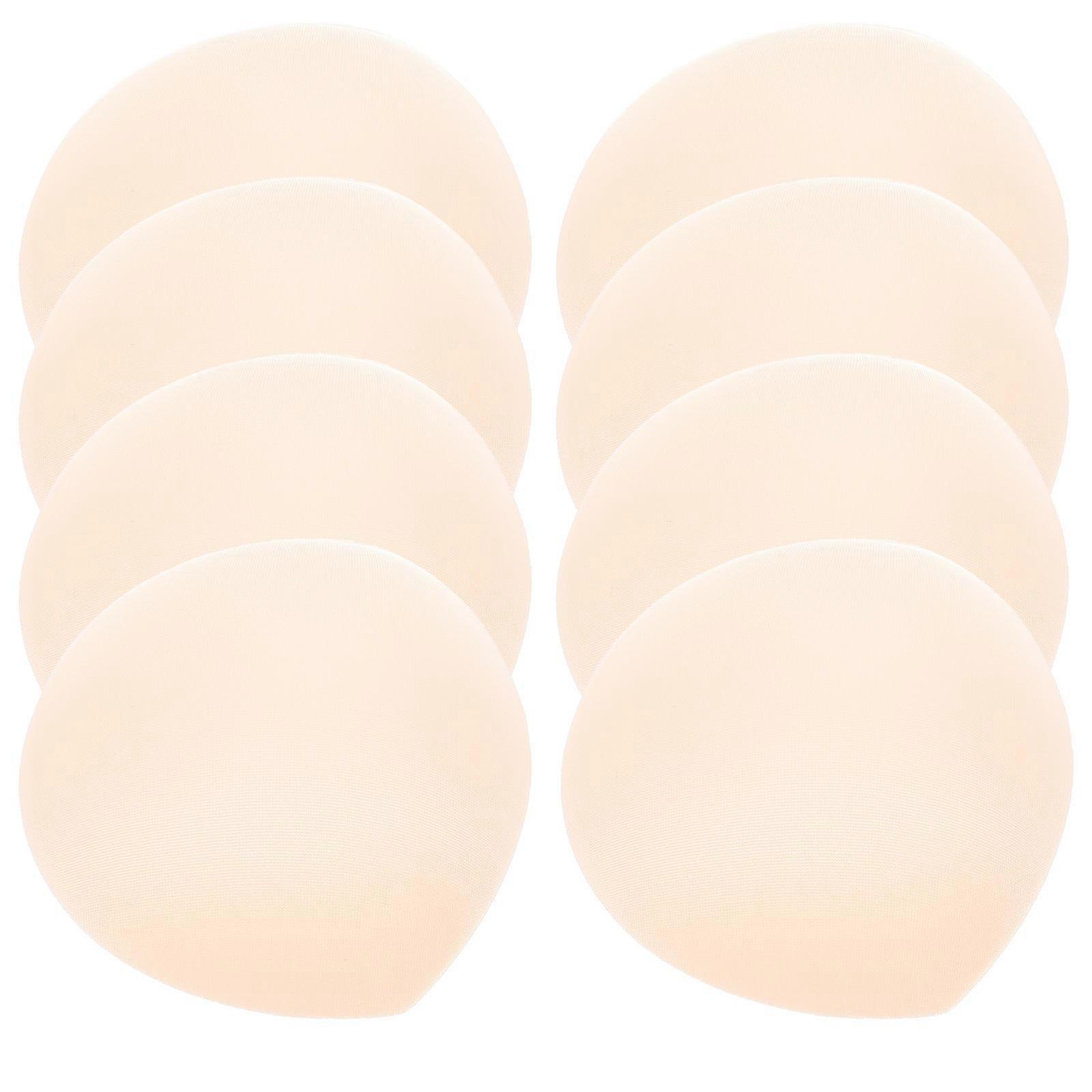 8pcs Removable Sports Pads for Yoga Swimsuits & Bikini Tops – Skin Friendly, Comfortable, Breathable Sponge Inserts for Enhanced Shape and Support