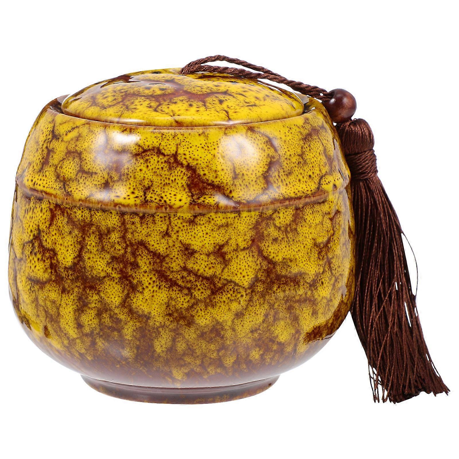 Sealed Storage Jar Ceramic Sealing Container For Tea Bags Kitchen 200ml 1Pack