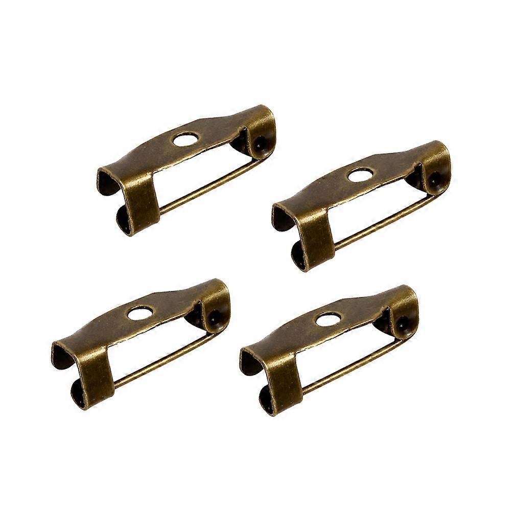 صنع المجوهرات دبوس الظهر 200 قطعة 1.5 سنتيمتر البرونزية بروش السلامة المشبك DIY الحرف للمجوهرات الحرفية