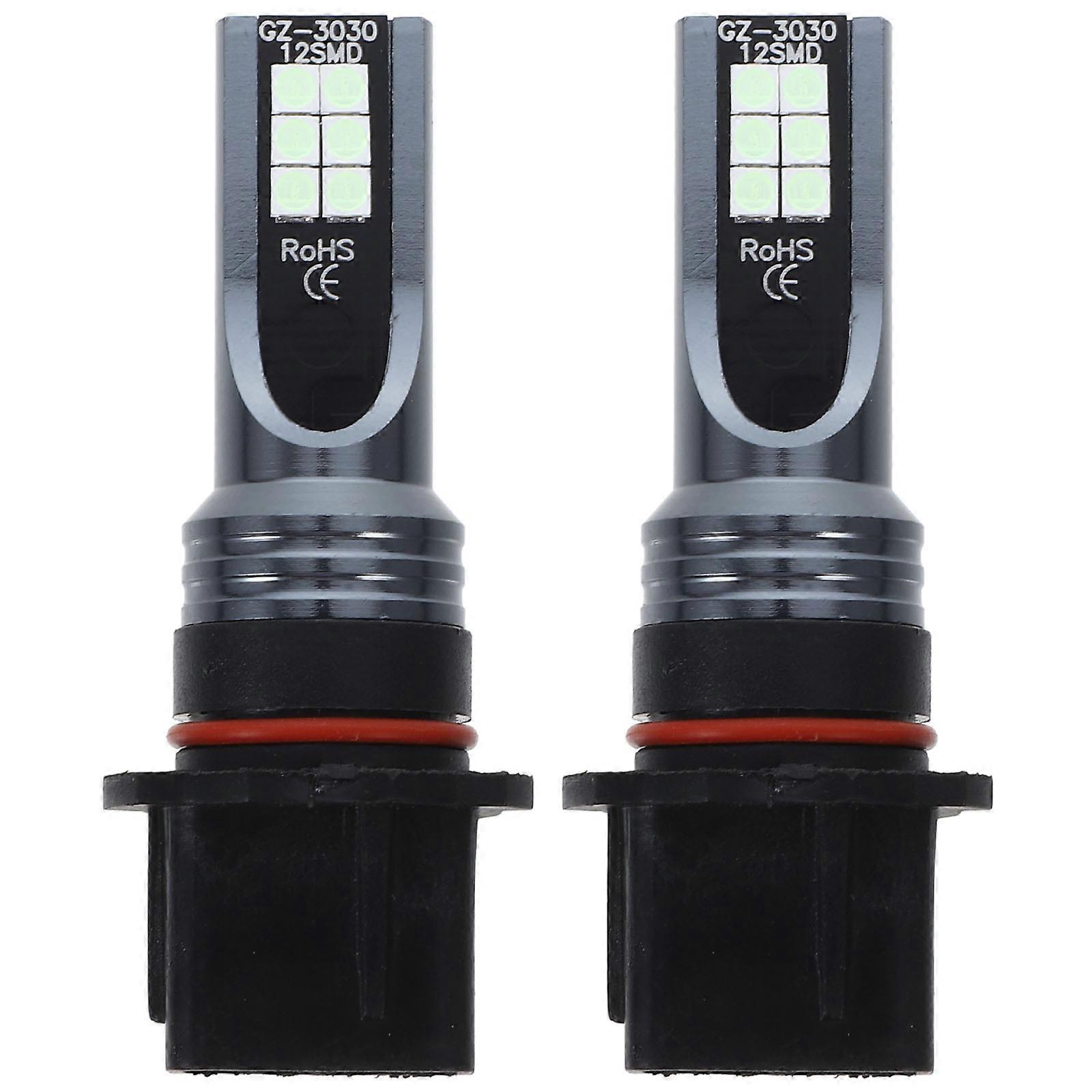 Fog Light Bumper Fog Lights Blue Working Light Bulbs P13w Fog Driving Lamps Ice Blue 6 5X1 2Cm Stable Operation 1 Pair