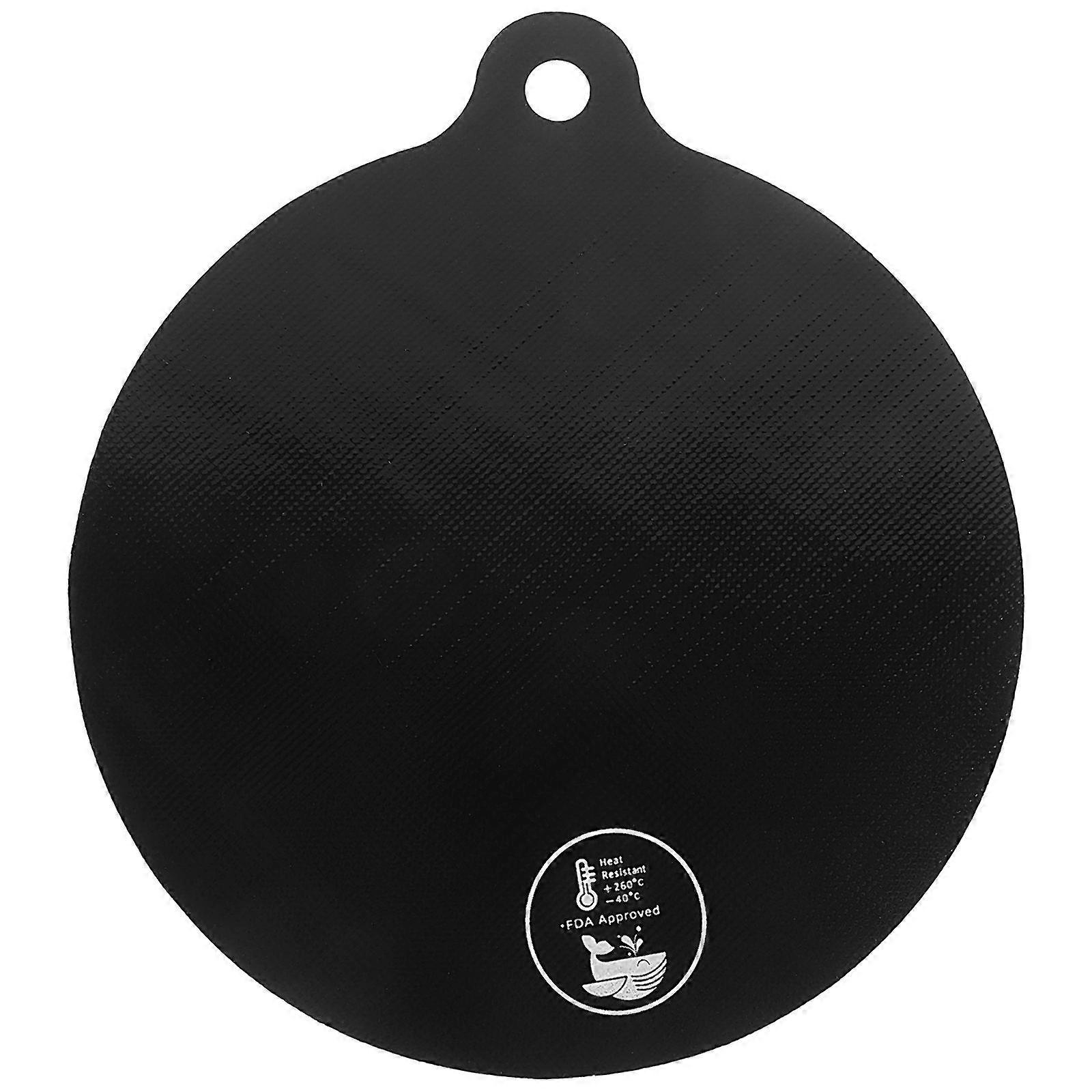 Kitchen Heat Resistant Mat Induction Cooker Bottom Mat Round 22X22X0.7cm 1Pack