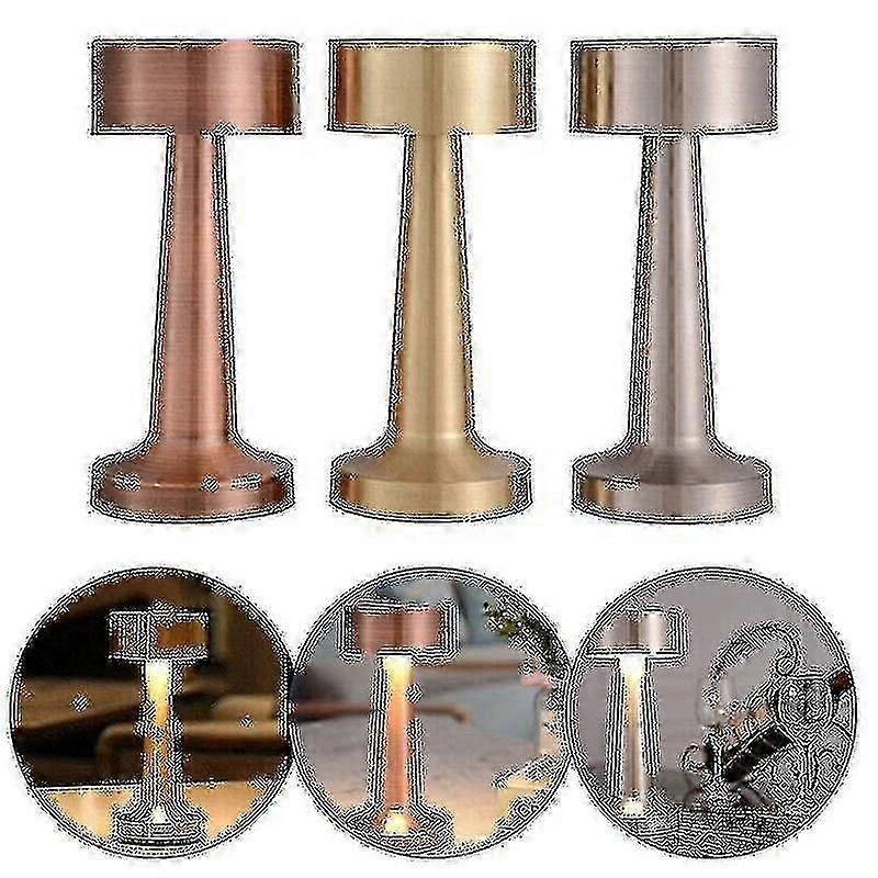 Rechargeable Led Table Lamp Touch Sensor Desk Light Bedroom Restaurant Bar Dcor