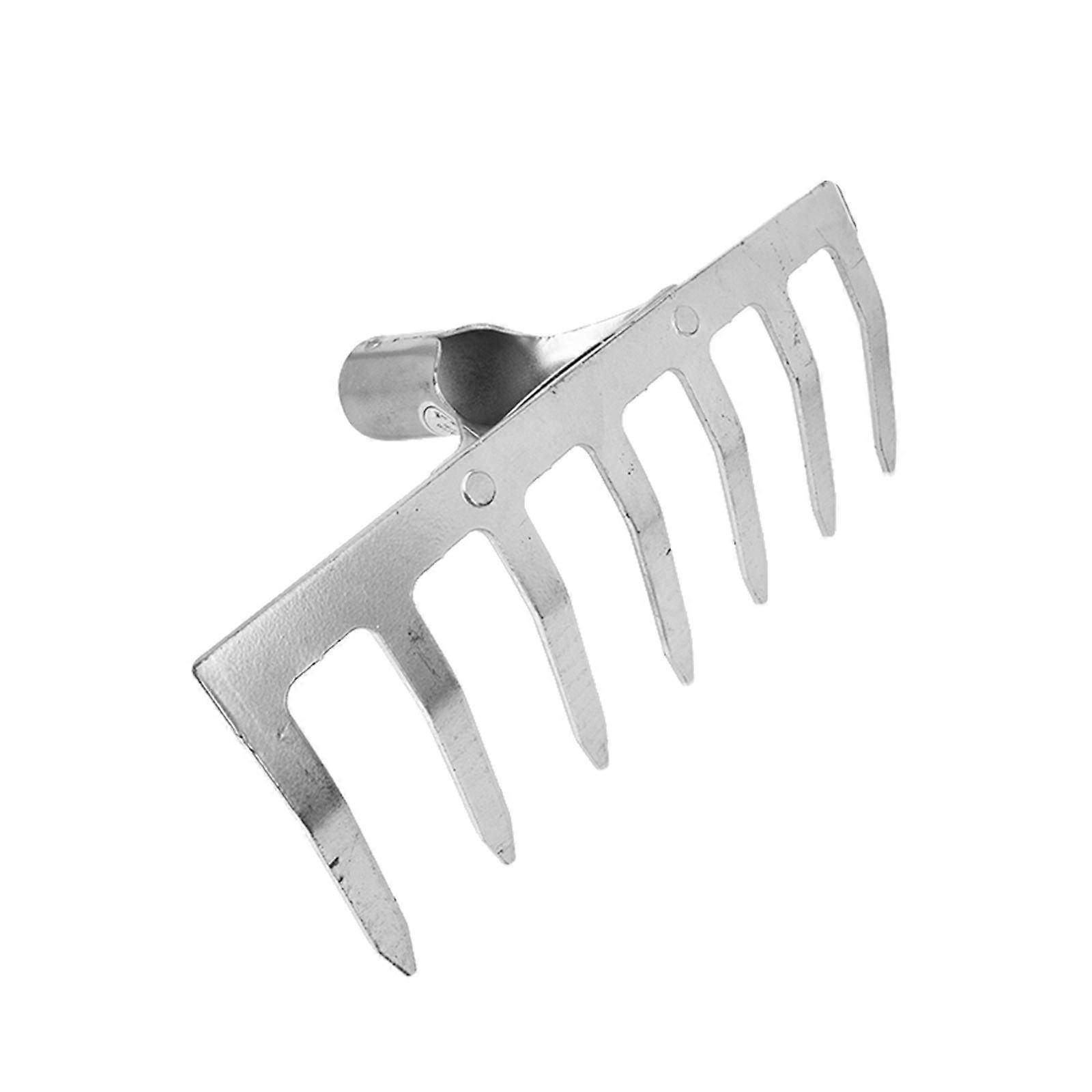 Soil Loosening Tool Manganese Steel Rake Practical Garden Tool For Gardening Homeowners 1Pack