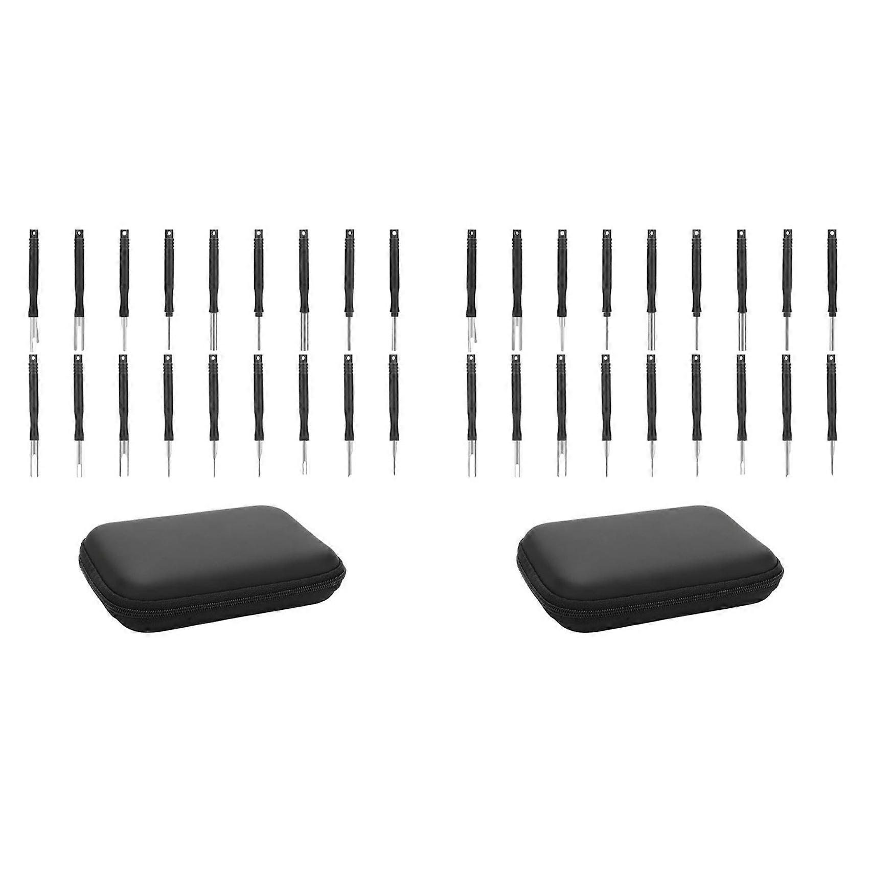 Terminal Removal Tool Kit, 18PC Pin Extractor Tool Set Depinning Tool