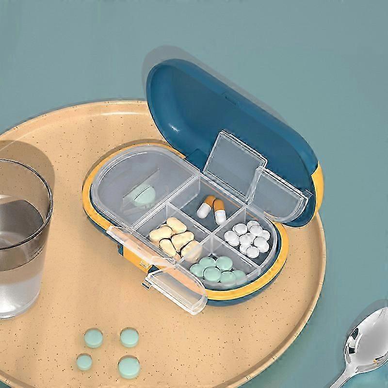 Travel Portable Pill Box Pill Cutter