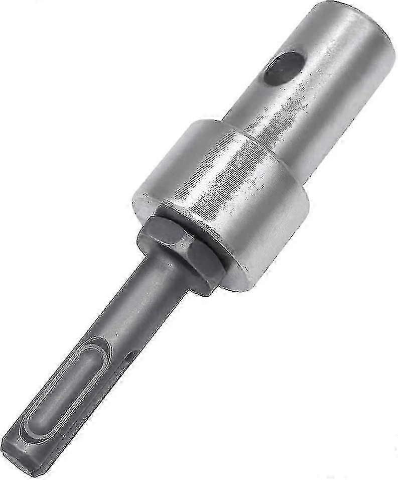 Drill Adapter, Round Shank Professional Adapter For 2 Slots And 2 Pits For Earth Drills, For Sds Plu