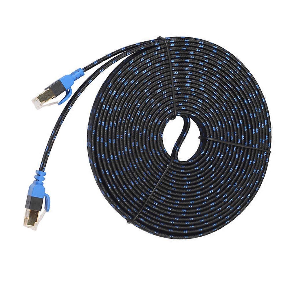 Double Shielded Cable Cat7 10 Meters Fiber Mesh For Data Centers With 10 Speed 1Set
