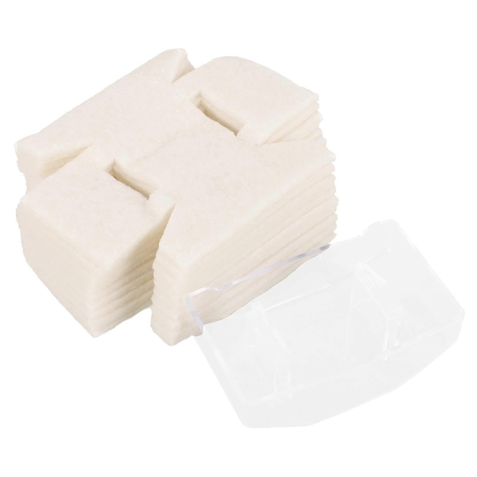 Kitchen Hood Grease Cups Square Shape Plastic Material Easy Installation For Range Hoods 1Set
