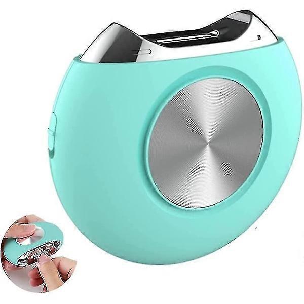 Electric nail clipper for thick nails, automatic, blue.