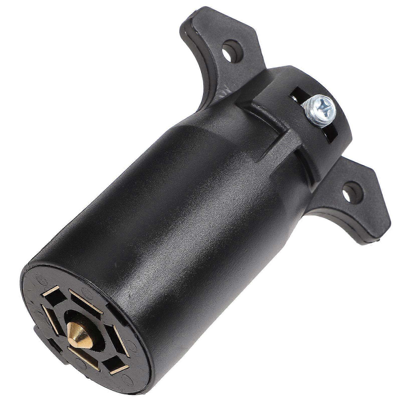 12V Round Trailer Plug Connector Wiring Harness for RV and Camping Trailers – Durable, Heat Resistant, Ergonomic Design for Easy Connection