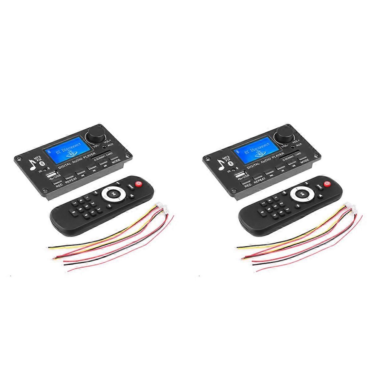 DC 12V MP3 Decoder Board Amplifier Car Radio Receiver Bluetooth V5.0
