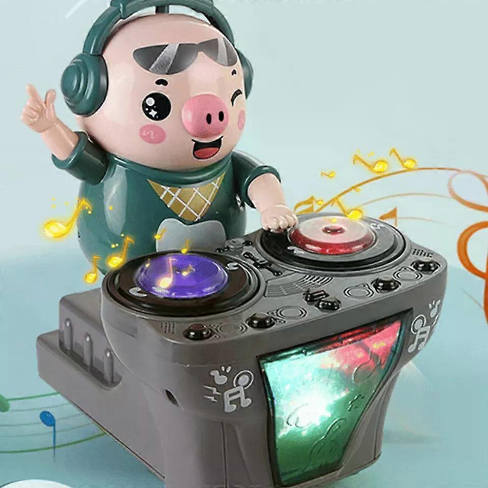 DJ豚の音楽玩具スイング電子ダンス貯金人形赤ちゃん、子供のおもちゃ、ギフト
