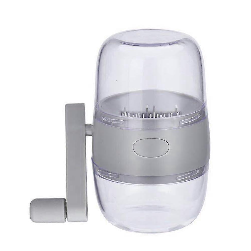 Dried Fruit Grinder Manual Hand Crank Multi Functional Nut Grinder Kitchen Appliance Grey 1 Pc Peanut Grinder