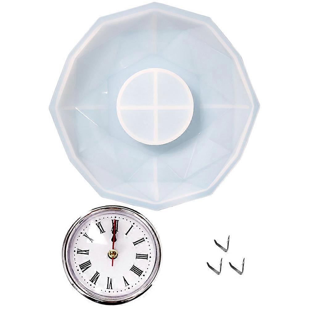 Silicone Mold for Casting Clock DIY Mold 3.2x15.6cm For Handcraft Enthusiasts 1Set