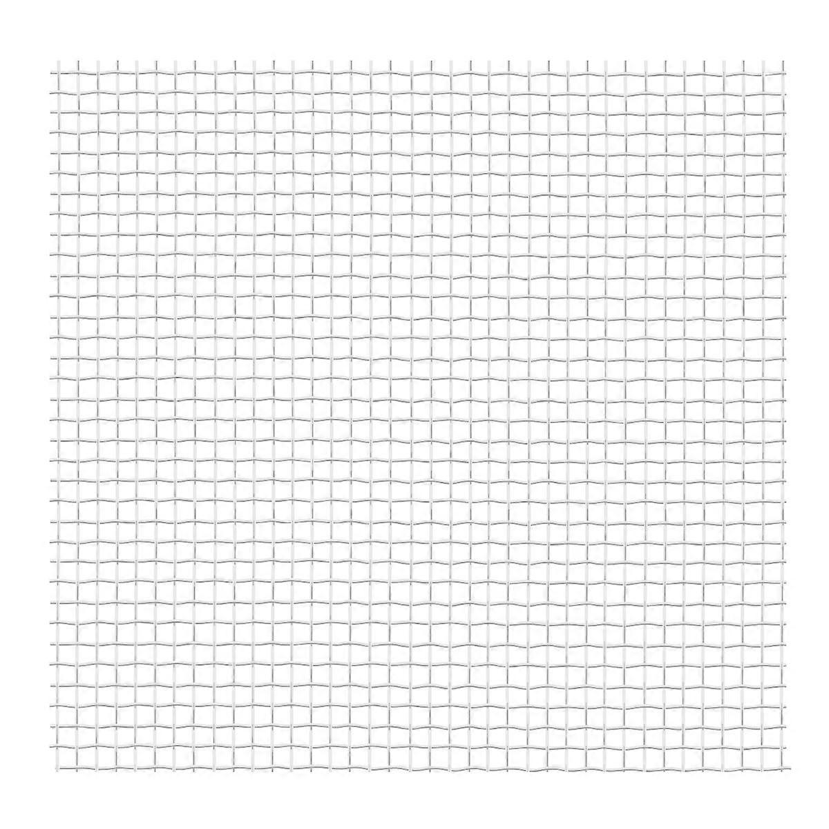 1 stk 304 rustfritt stål netting pad moss nett akvarium akvarium vann gress planter faste nettornamenter - 8x8cm (sølv)