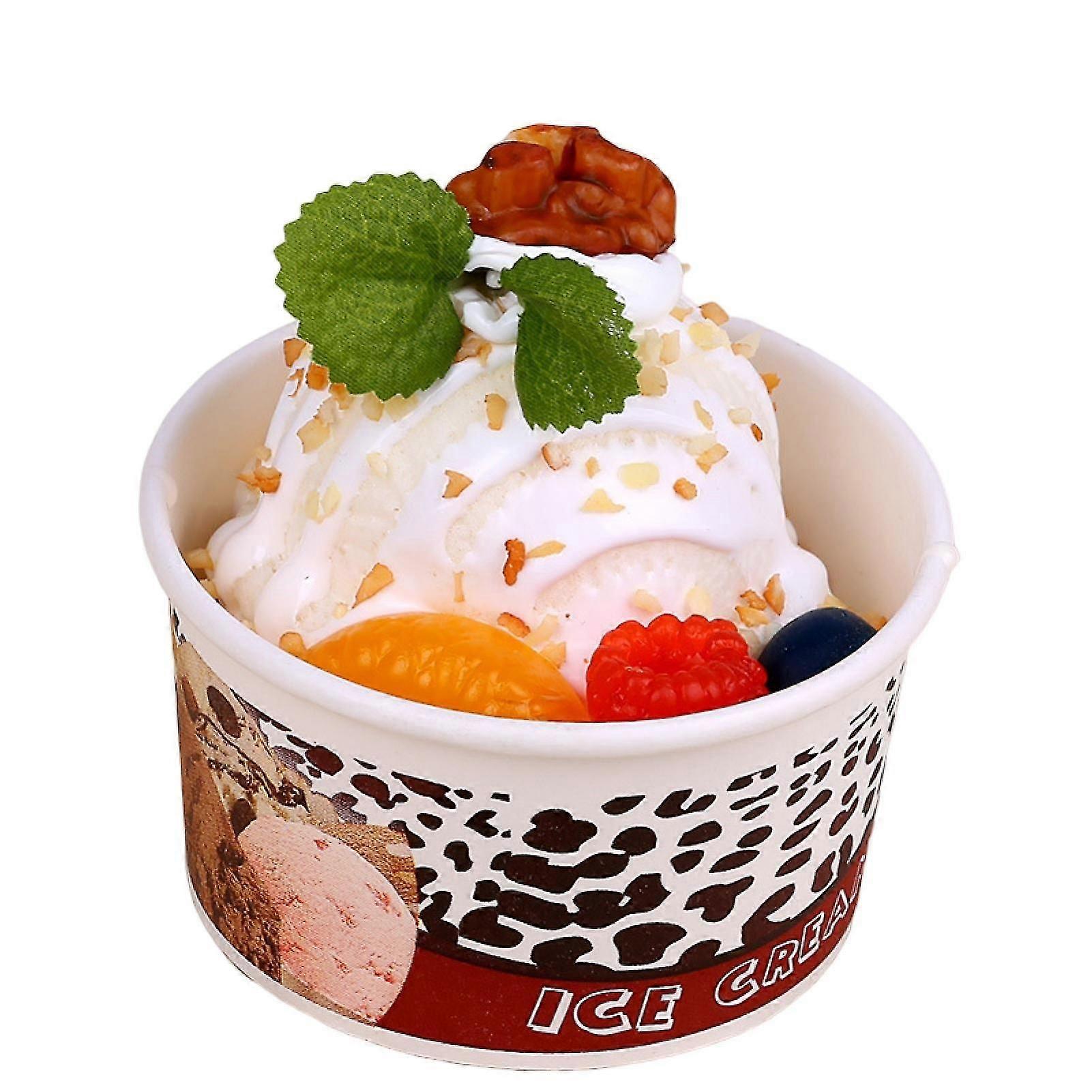 2025 Latest Model Simulated Ice Cream Realistic Handmade Photography Props