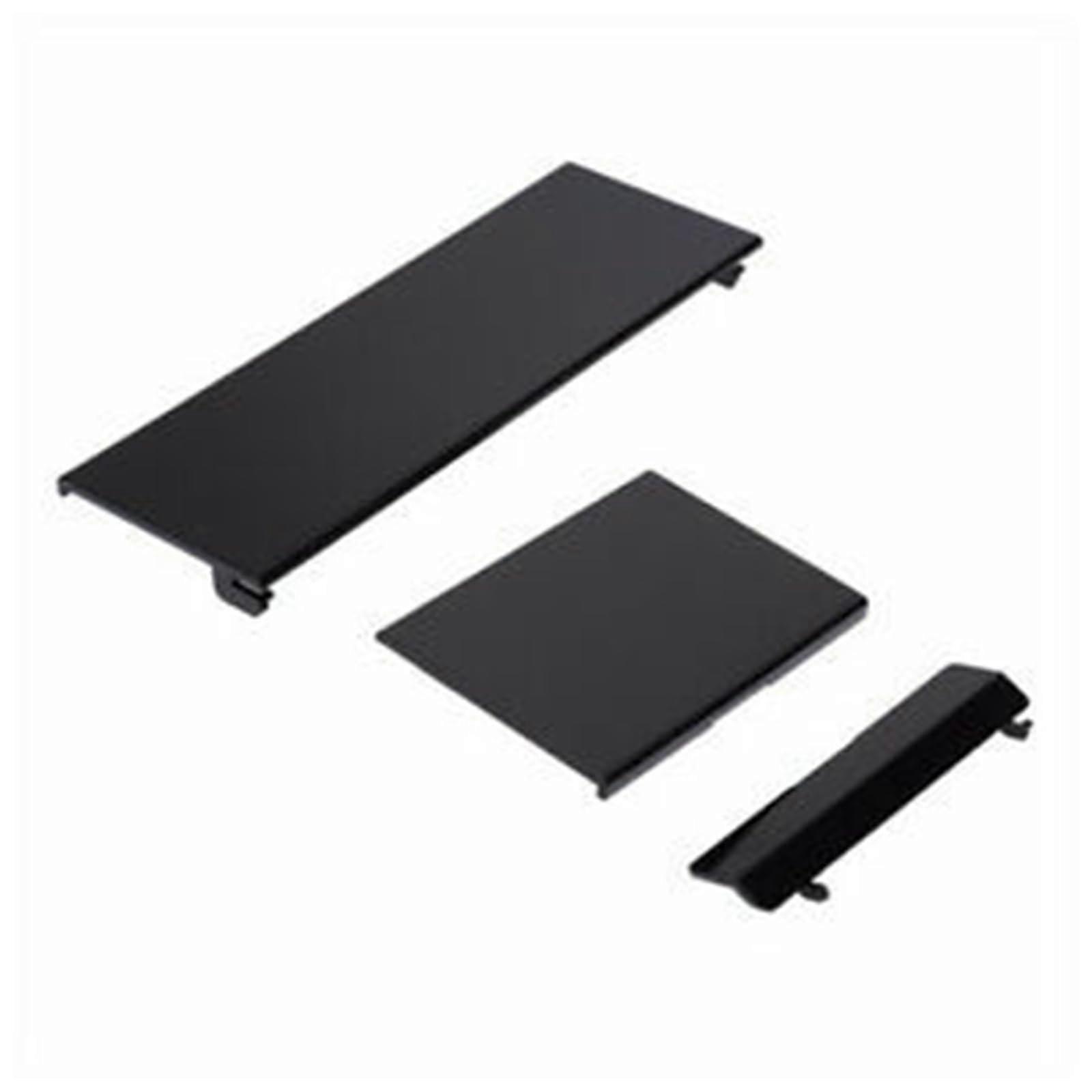 Replacement Door Set for Game Console, 3 Pieces/Pack, DirtResistant, Solid Color, Protective Caps, Replacement Accessories