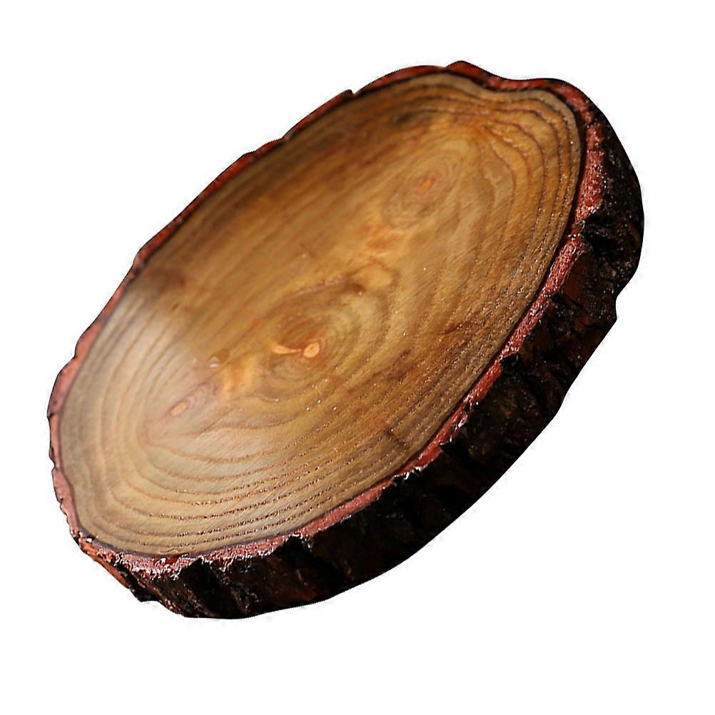 Dining Table Placemats Wood Slice Coaster Home Use Scratch Prevention 9x9cm 1Pcs