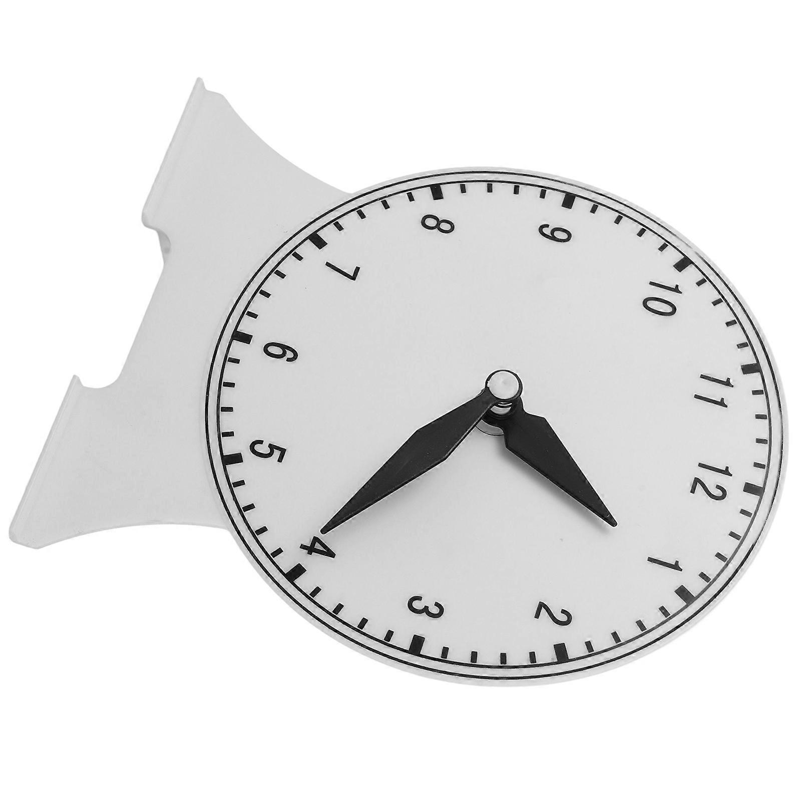 Hand Non Link Clock Model, Educational Desktop Clock for Telling Time, Learning Aid for Early Math, Teaching Tool for Primary School Students, Parent