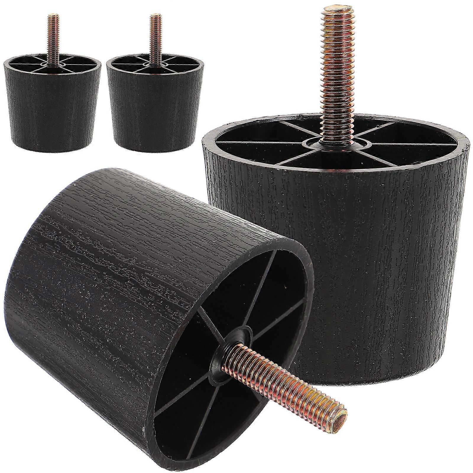 Adjustable Furniture Leveling Feet   Durable Plastic & Iron Screw Risers for Sofa, Cabinet, and Table   Lightweight, Noise Reduction, Easy