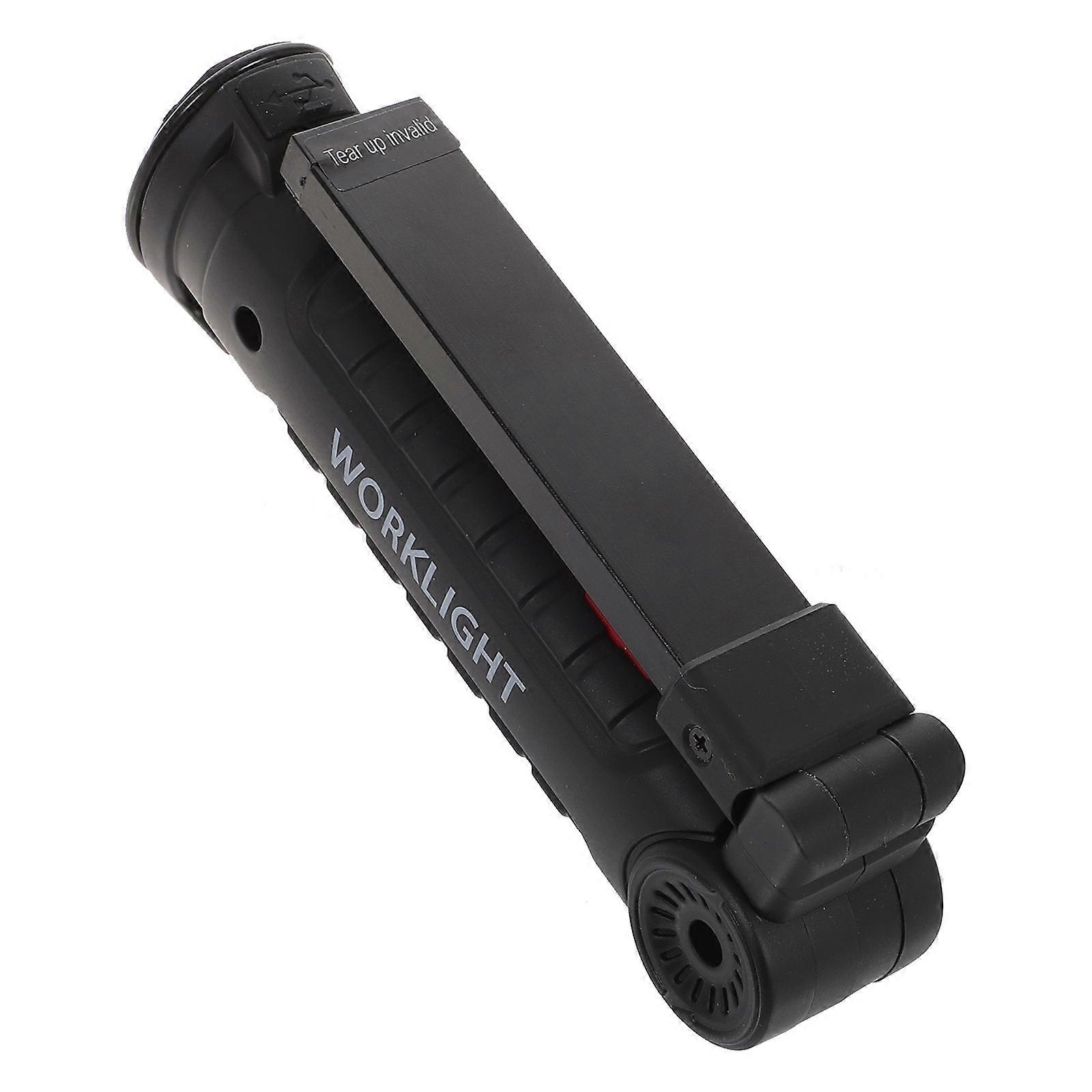 Multifunctional Rechargeable Flashlight Work Light For Industry Use Rotatable Magnetic 1Pack Abs Alloy