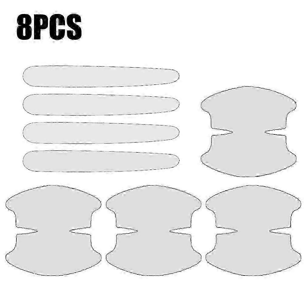 Exquisite Universal Invisible Car Door Bowl Handle Protective Sticker Anti-collision Scratch-resistant Protection Clear Strip Stickers