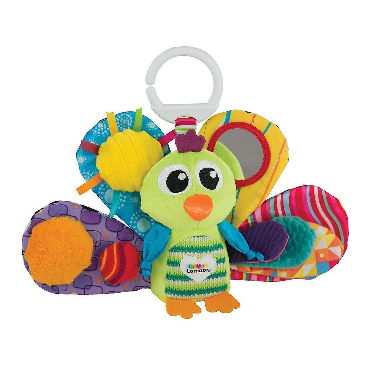 Lamaze Clip & Go：Jacques The Peacock 感官发育婴儿玩具