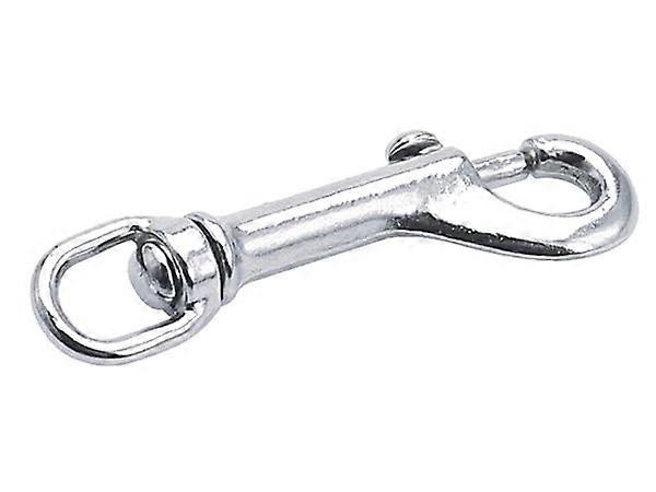 KONG 10 x 77mm Swivel Eye Snap Hook Chrome Plated Brass