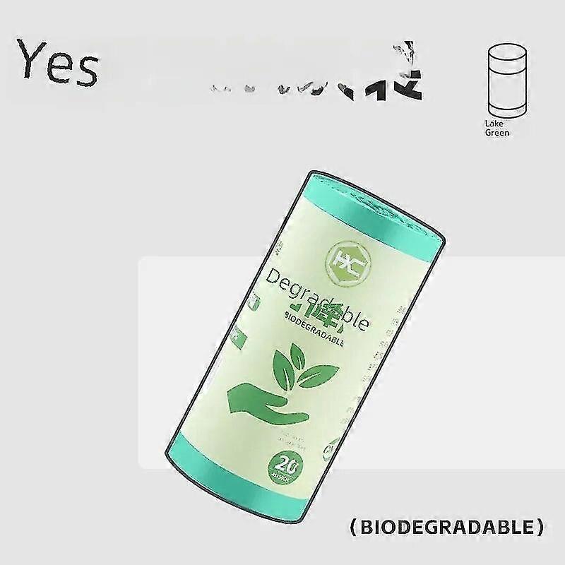 Thickened Full Biodegradable Compostable Flat-mouth Garbage Bags Durable Leak-proof