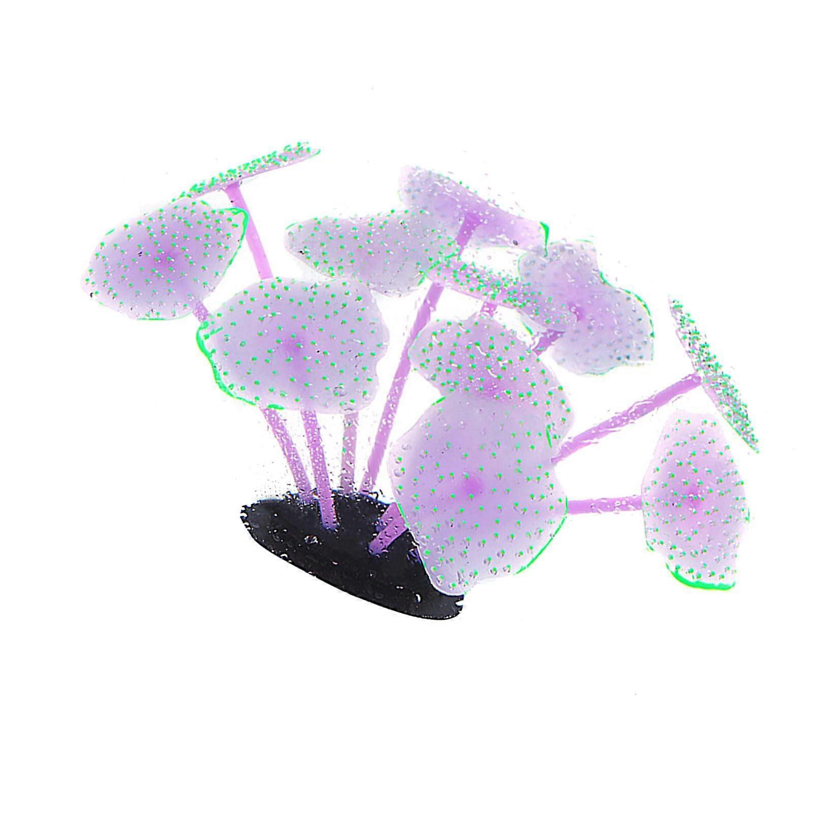 Artificial Colorful Water Plant for Aquarium Decoration, Glows in the Dark, 2nd Color Option, Landscape Improvement