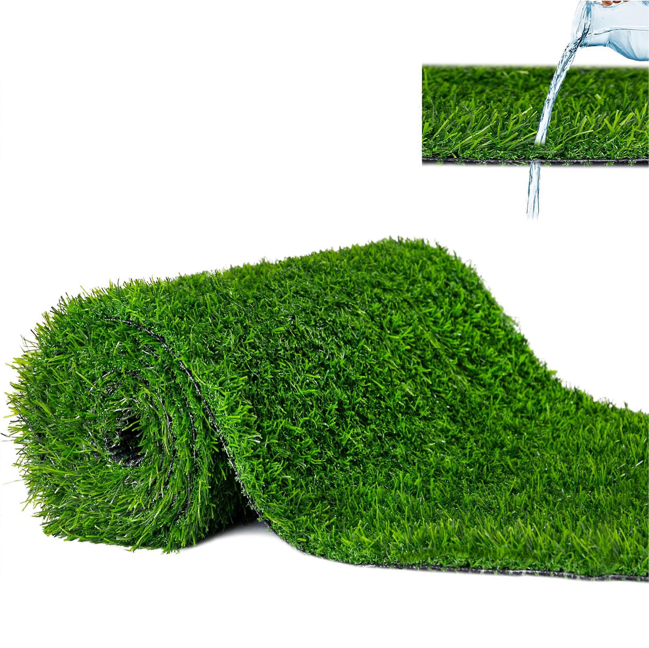 Premium Artificial Grass 30 mm for Garden, Balcony, Patio, and Conservatories - UV Resistant, Water Permeable, Easy to Clean, 100 x 250 cm Green