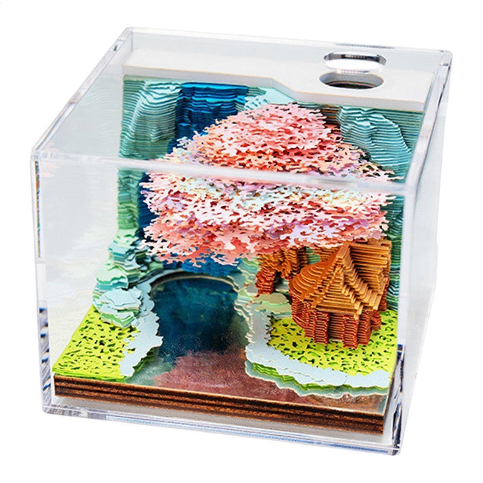 Calendar Huaguoshan Calendar Desk Calendar with Notepad