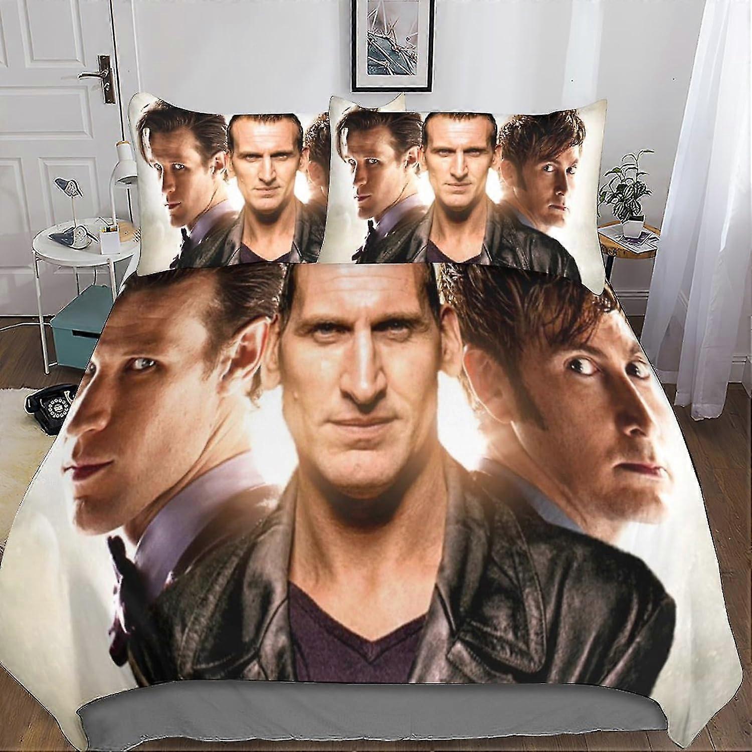 3D Print Duvet Cover Set with Hidden Zipper Closure - Microfiber Bedding Set with Pillowcases, Movie Quilt/Comforter Cover, for Boys and Gir