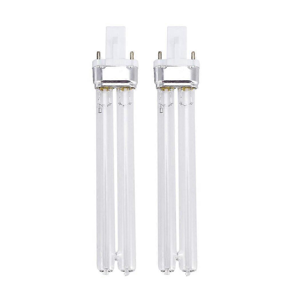 2pcs 11w UV λαμπτήρας απολύμανσης UV αποστειρωτής λαμπτήρας για τον αποστειρωτή δεξαμενών ψαριών (κάτοχος λαμπτήρων G23)