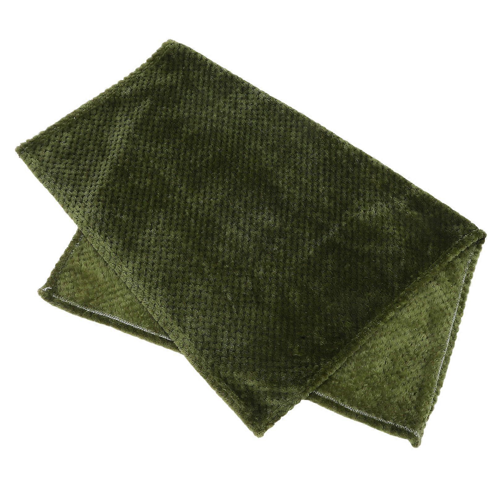 Cuddle Blanket Soft Polyester Fluffy Sofa Decor 100x70cm Machine Washable 1Pc