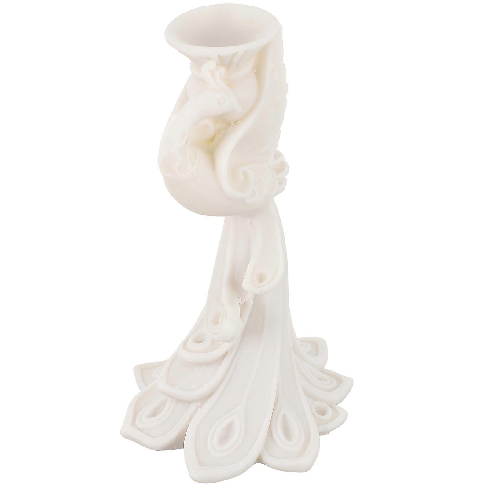 Rock Holders For Display Phoenix Decor Desktop Decor White Resin Ornament 6-8cm Spheres 1Set