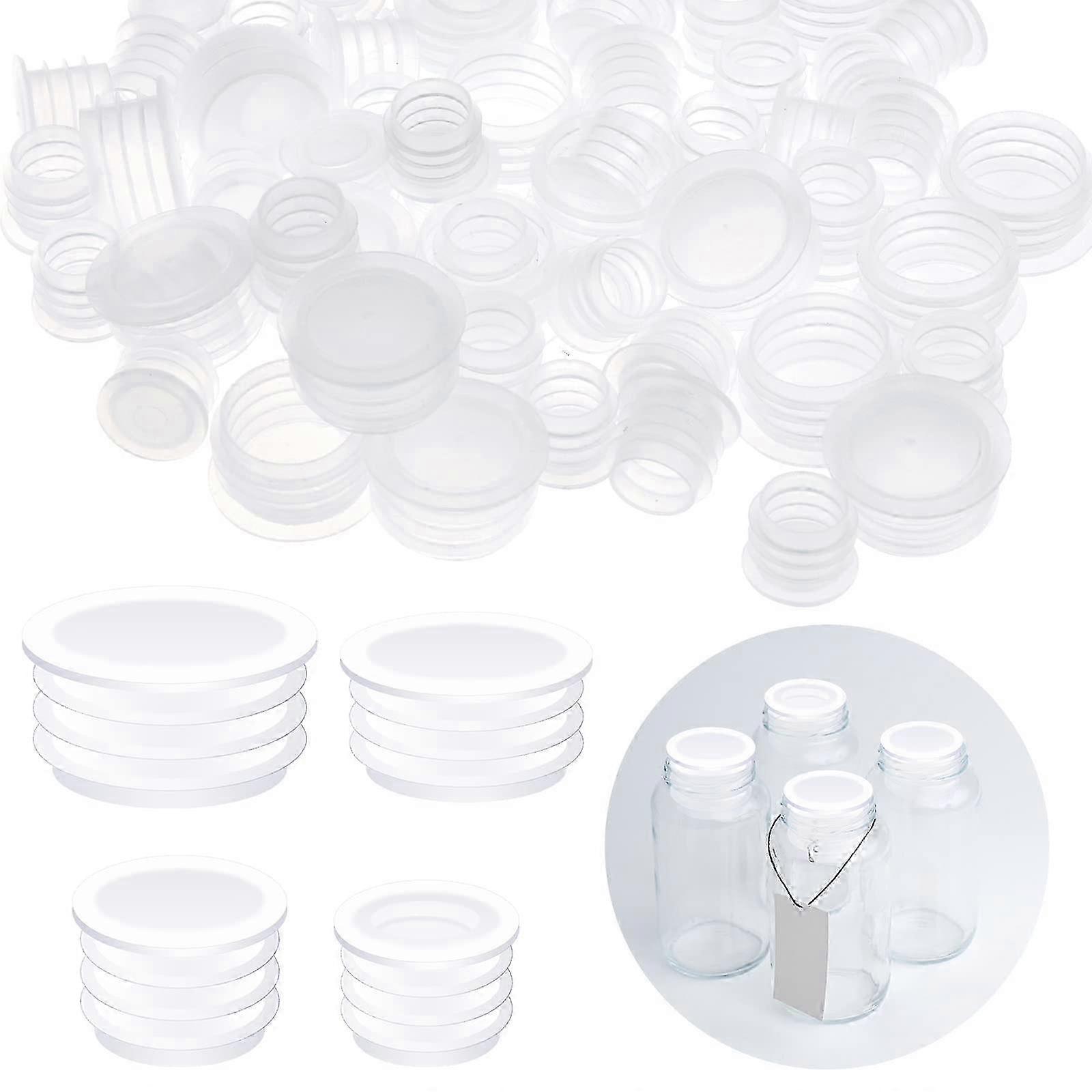 80 Plastic Salt and Pepper Shaker Stoppers Suitable for Various Dining Table Settings and Home Use