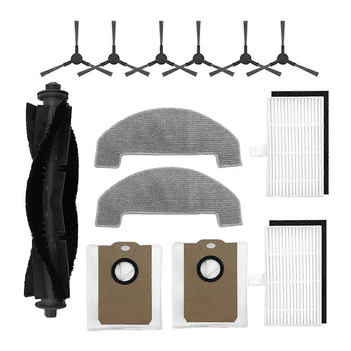 13PCS for MONSGA MS1 MAX Main Brush Side Brush Dust Bag Mop Cloth Kit Robot Vacuum Accessories
