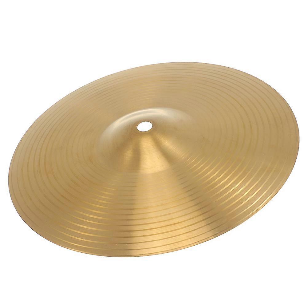 Alloy Brass Jazz Drum Cymbal Replacement for Practice Crash Cymbal – Durable Percussion Accessory with Smooth Surface and Sound