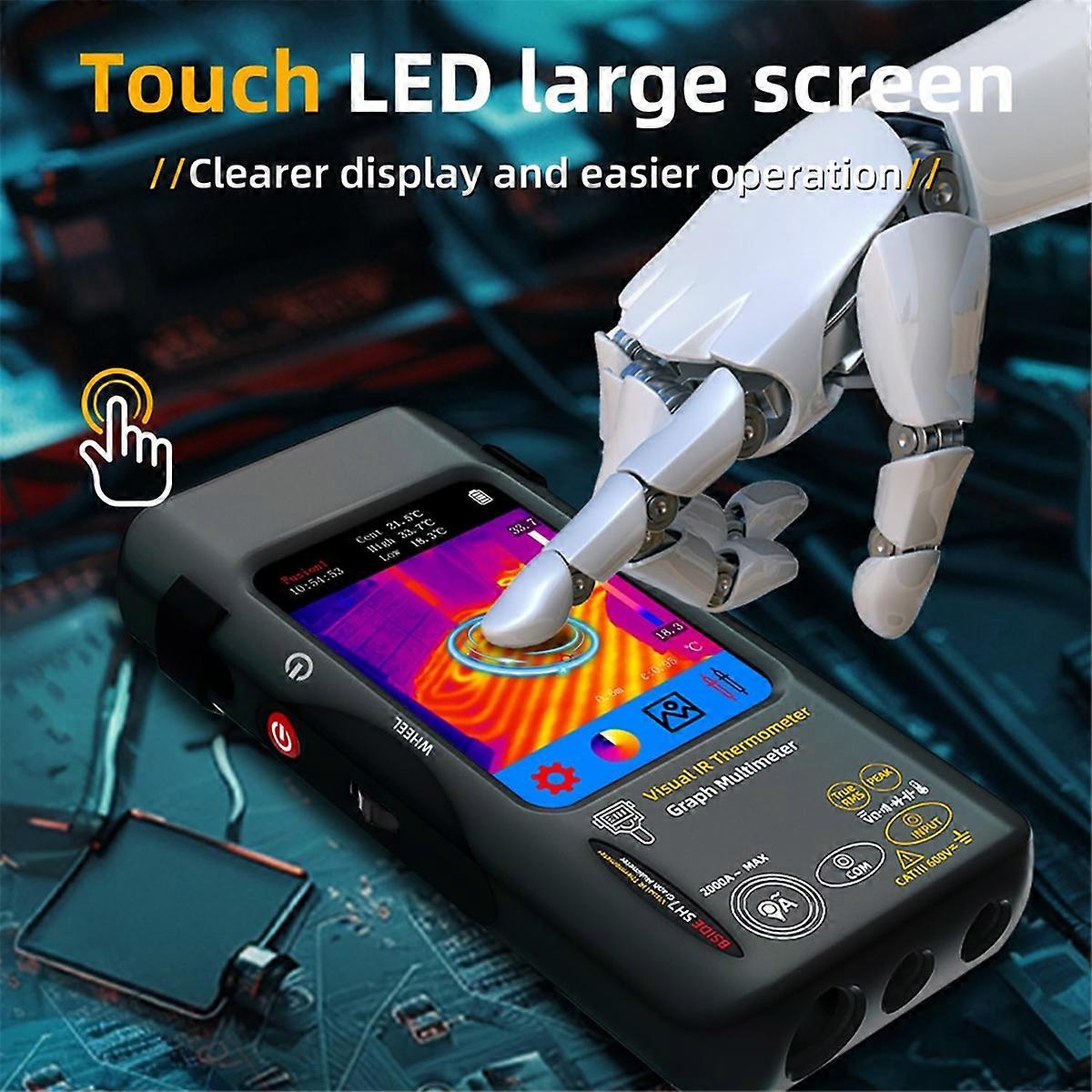 Wärmebildkamera-Multimeter 320x320 Auflösung 25Hz Infrarot-Wärmebildkamera 15 Wärmepalette