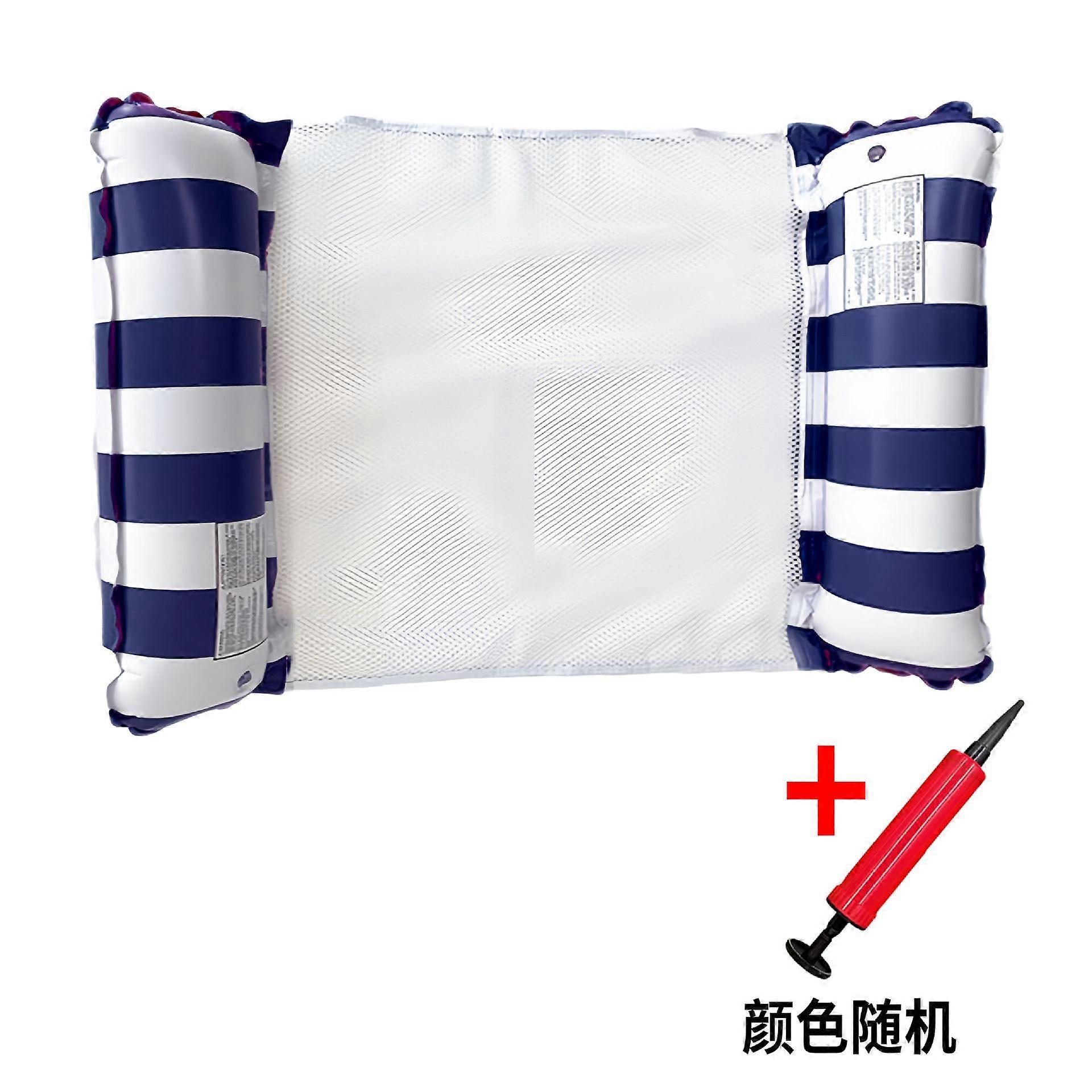 Water hammock, adult/child inflatable swimming pool float, portable inflatable pool hammock, folding swimming float hammock, wanderer saddle lounge ch