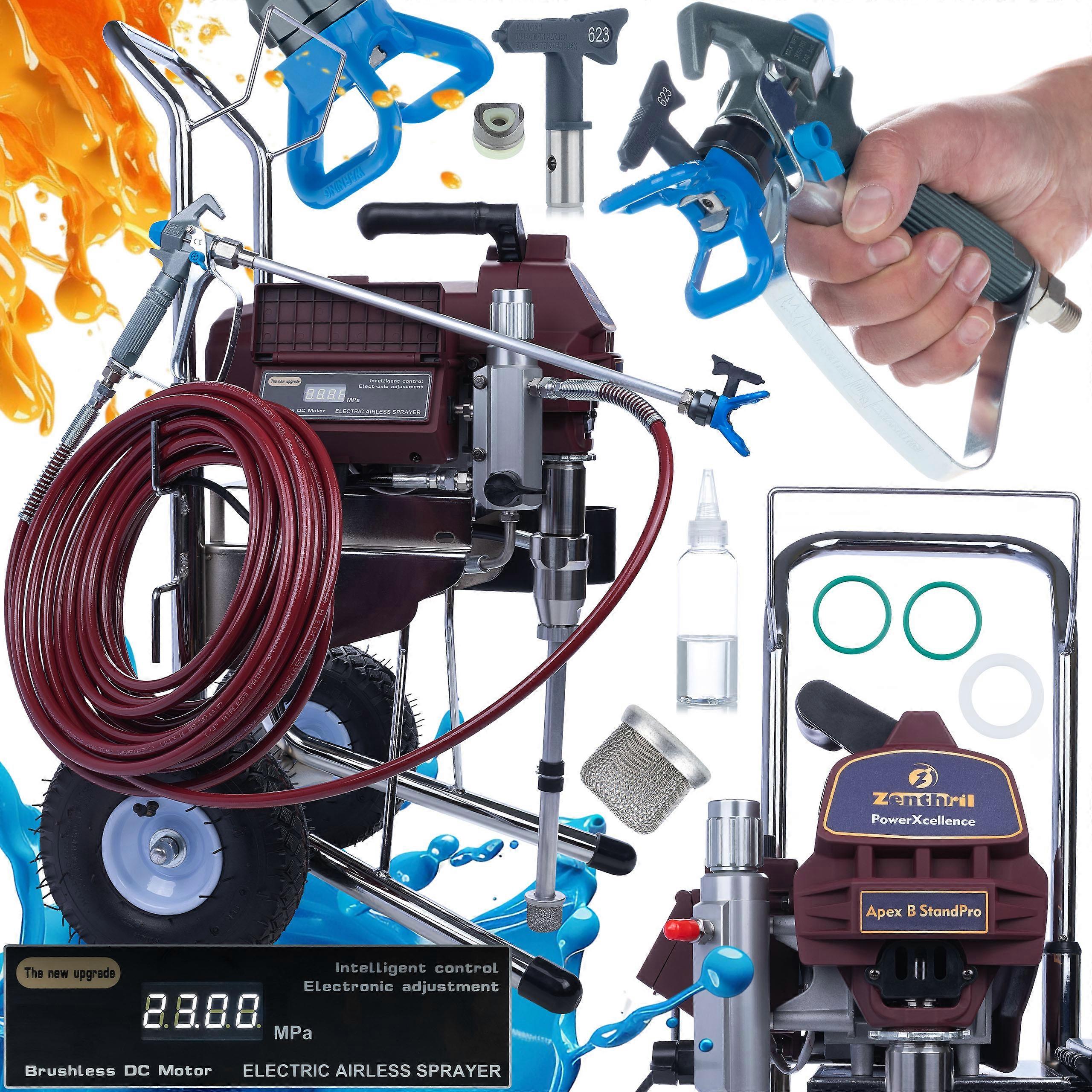Zenthril Painting Unit Apex B Standpro 2500W – Pressure 20Mpa | Capacity 3.2L/min, mobile transport trolley