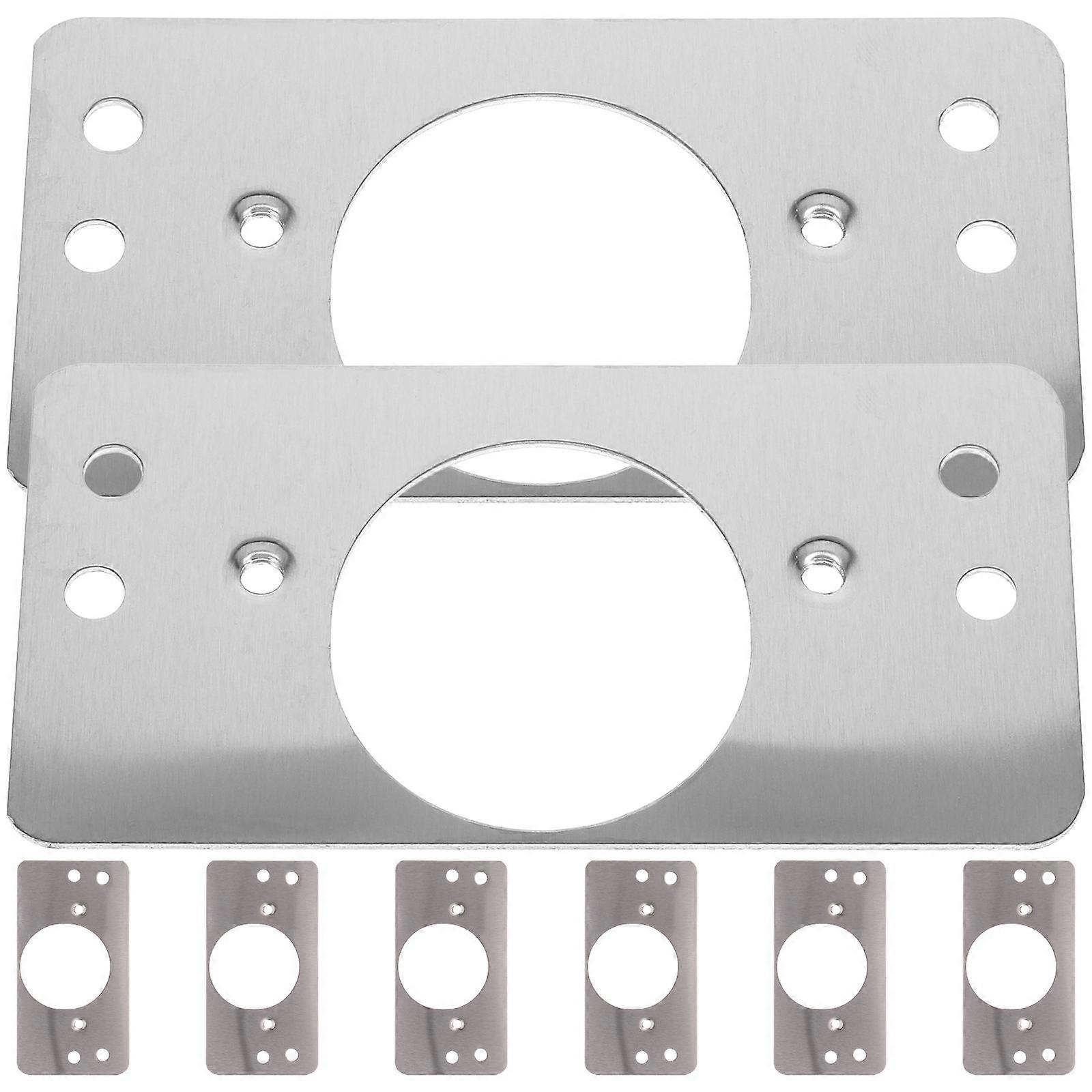 8 قطع طقم إصلاح لوحة غطاء الباب لمقبض الباب الأمامي - متين وعالمي صالح