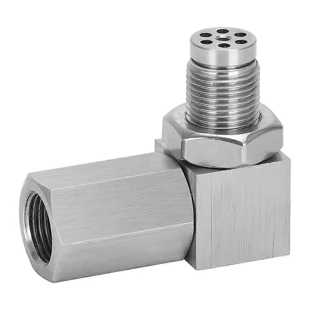 Lambdasonde Auto Oxygen Sensor Spacer 90 Degree M18 x 1.5 Universal O2 Adapter for Exhaust Catalytic Converter CEL Fix