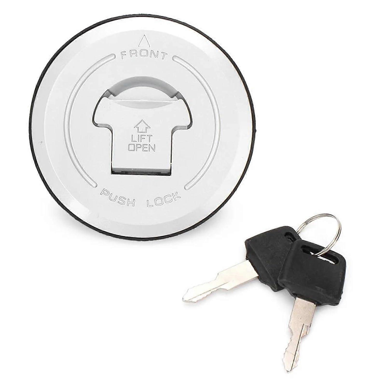 Motorcycle Gas Tank Cap Lock With Key For NS50F CBR250R VT250 CB600F Hornet CNC Aluminum