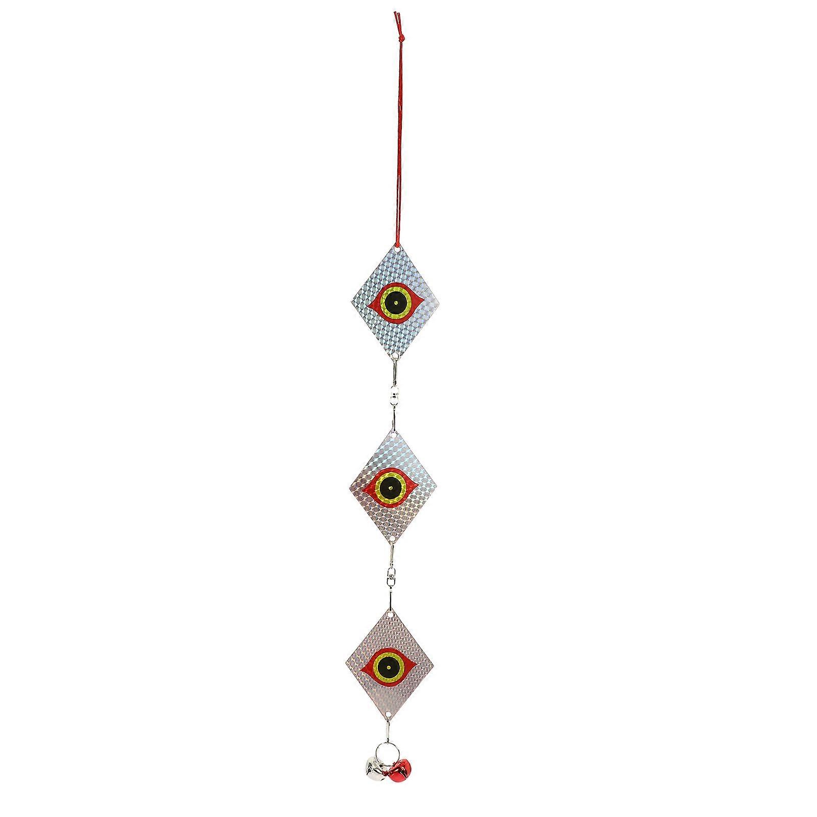 Reflective Device Rhombus Reflective Disc Bird Reflector Owl Shape Home Decor Indoor Use Sound Production 1Pcs