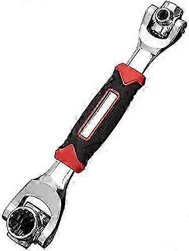 Socket wrench, 52 in 1 socket wrench Multi-function wrench with 360 degree rotating head Multi-funct